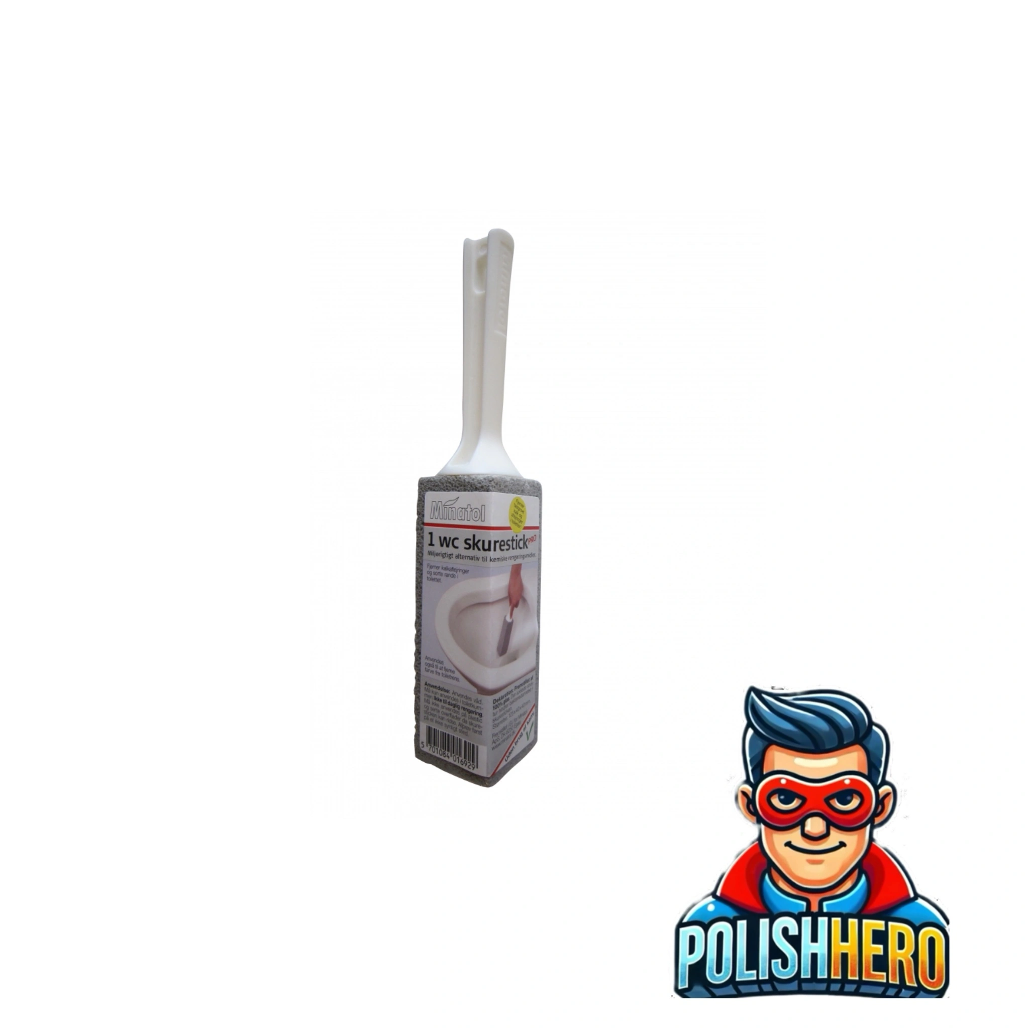 Wc skurestick med håndtag