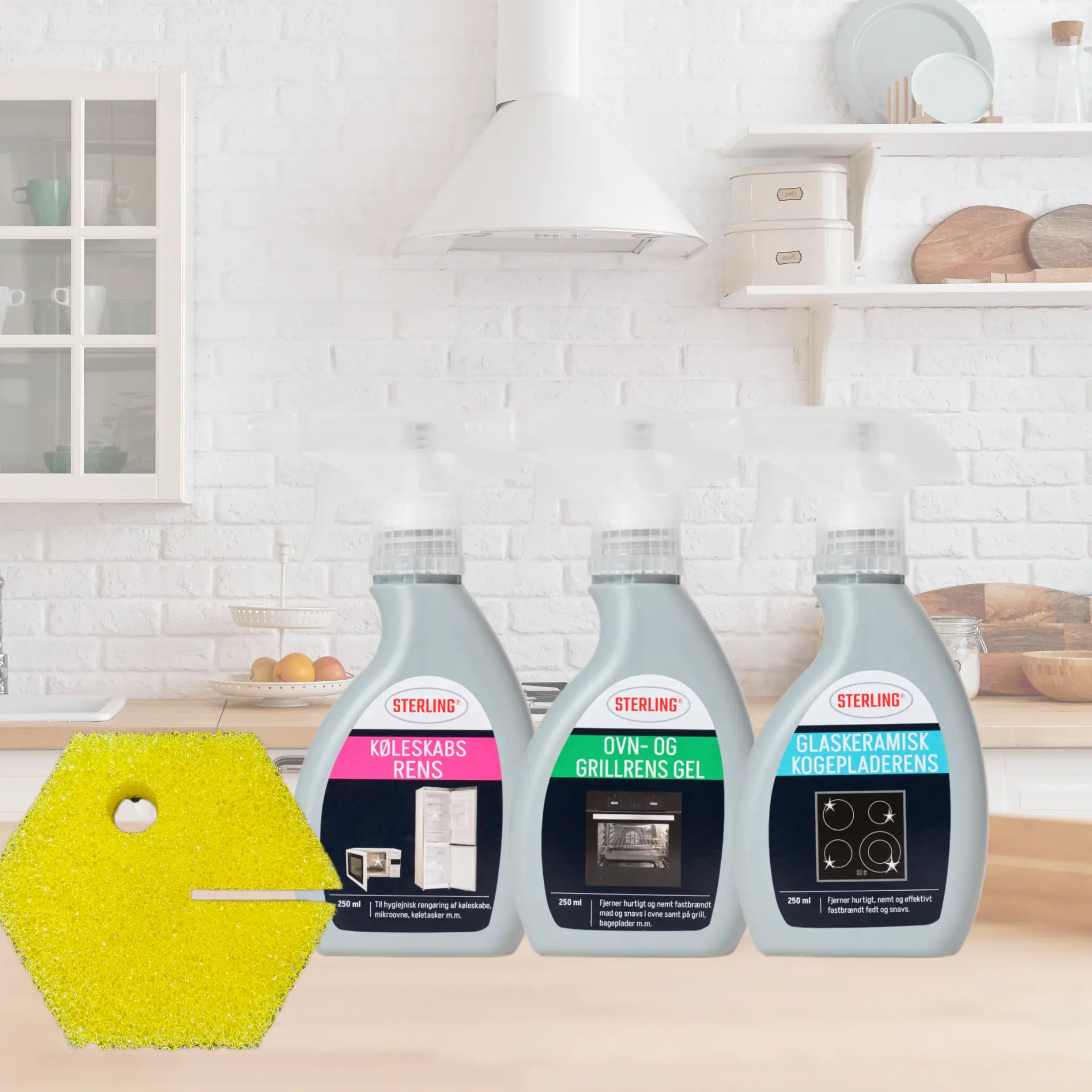 Sterling Køkkenpakke Effektiv rengøring til hele køkkenet